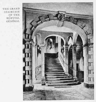 THE GRAND
STAIRCASE
OF THE
HPITAL
GNRAL