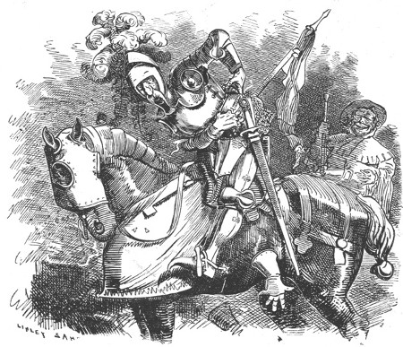 "An Incident in the Middle Ages."—By Linley Sambourne in "Punch."

SELECTED BY MR. WILLIAM PARKINSON.
