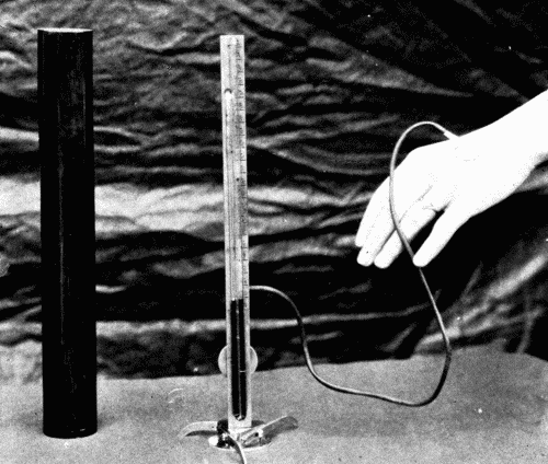 Fig. 34.—New venous pressure instrument. (After Eyster.)