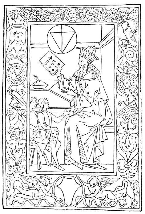 Fanciful Portrait of Pythagoras
Calandri's Arithmetic, 1491
