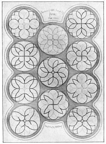 Gothic Designs employing Circles and Squares