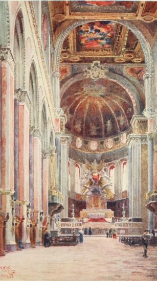 INTERIOR OF THE CATHEDRAL, NAPLES