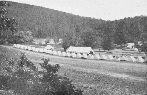 TROOPERS CAMP AT MT. GRETNA.