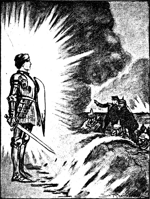 Joan of Arc in front of the German lines