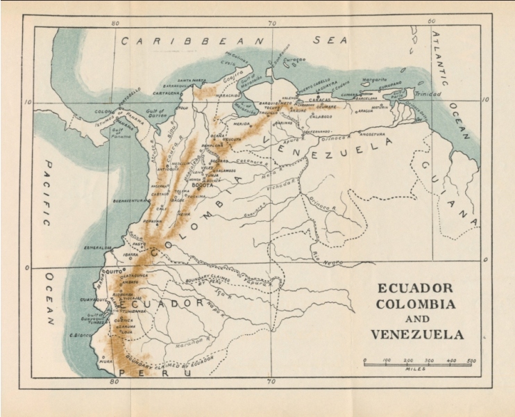 ECUADOR COLOMBIA AND VENEZUELA