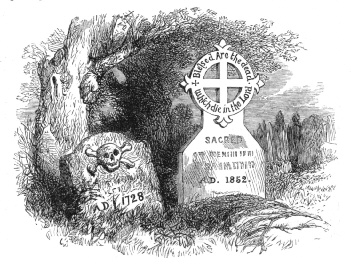Grave-Stones in High-Week Churchyard