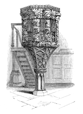 Stone Pulpit in Dartmouth Church