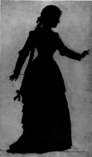 Clara Louise Kellogg as Marguerite, 1864

From a silhouette by Ida Waugh
