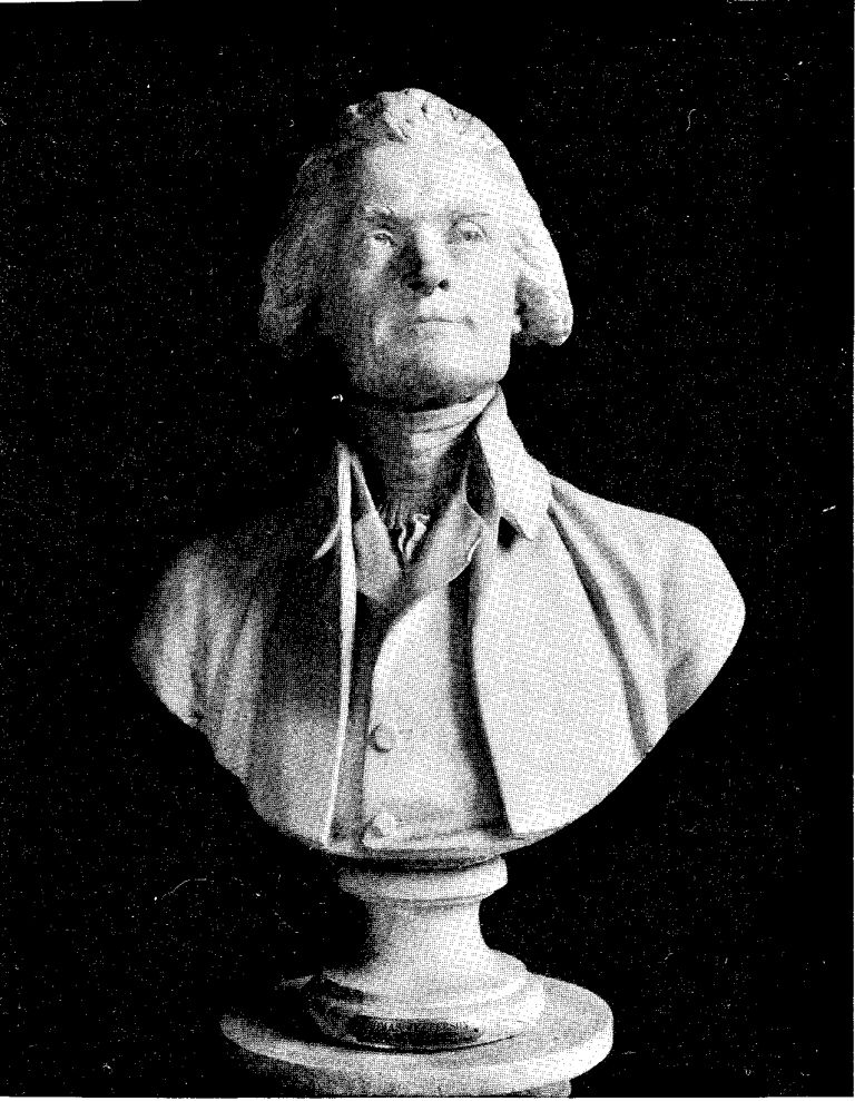 BUST OF THOMAS JEFFERSON BY HOUDON
