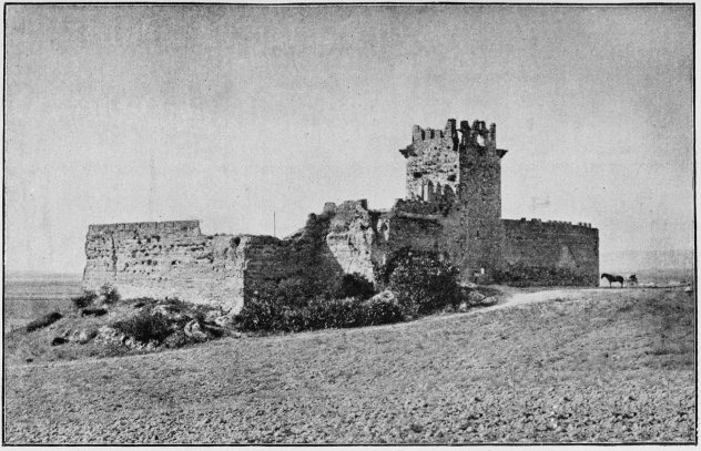 Plate II. RELICS OF THE MOORS—RUINS OF THE WATCH-TOWER
OF MLGAREJO. Page 6.