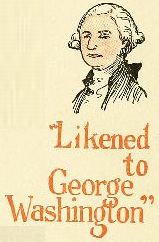 "Likened to George Washington"