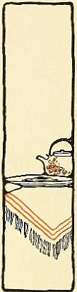 Teapot on cloth