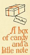 A box of candy and a little note