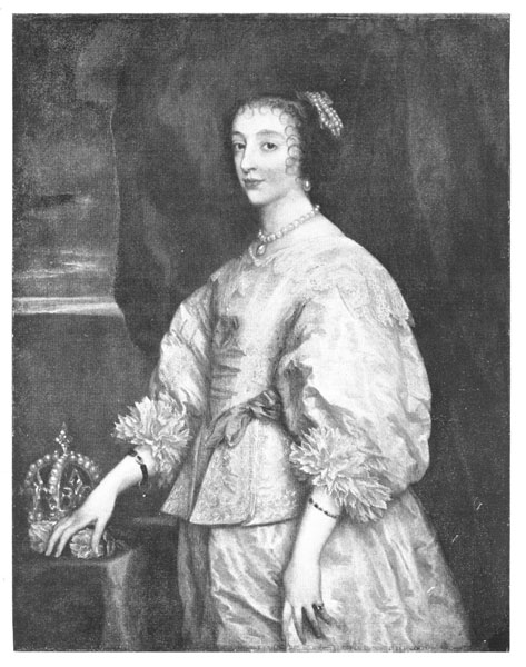 Henrietta Maria. From the Painting by Van Dyck at Windsor