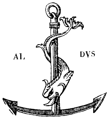 The first Aldine Anchor, 1502-1515.