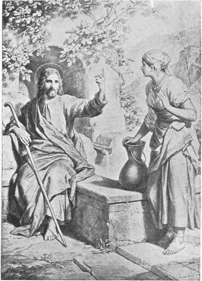 Jesus and the Woman of Samaria.