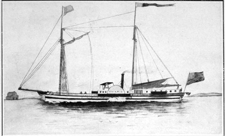 The ONTARIO. 1817. The second Steamer on Lake Ontario.

From the original drawing by Capt. Van Cleve page 21