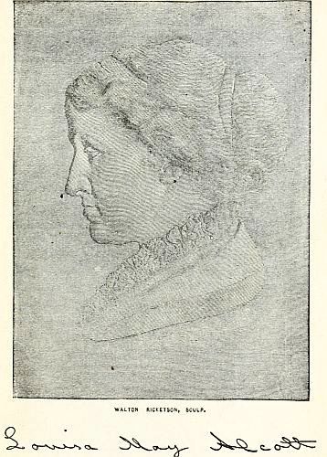 WALTON RICKETSON, SCULP. Louisa May Alcott.