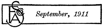 FAS Co September, 1911