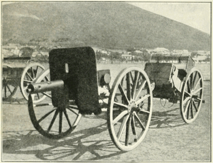Guns Captured at Paardeberg. Photo by Alf. S. Hosking, Cape Town.