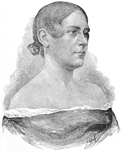 Mrs. John Ericsson, ne Amelia Byam. (From an early daguerreotype.)