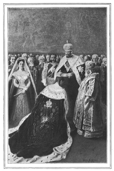 Illustration: The Emperor Crowning the Empress Church de l'Assomption