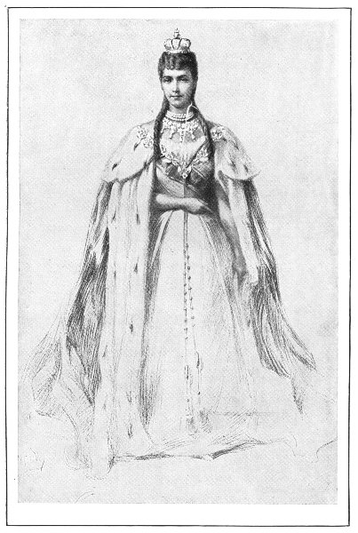 Illustration: Empress Marie in her Coronation Robes