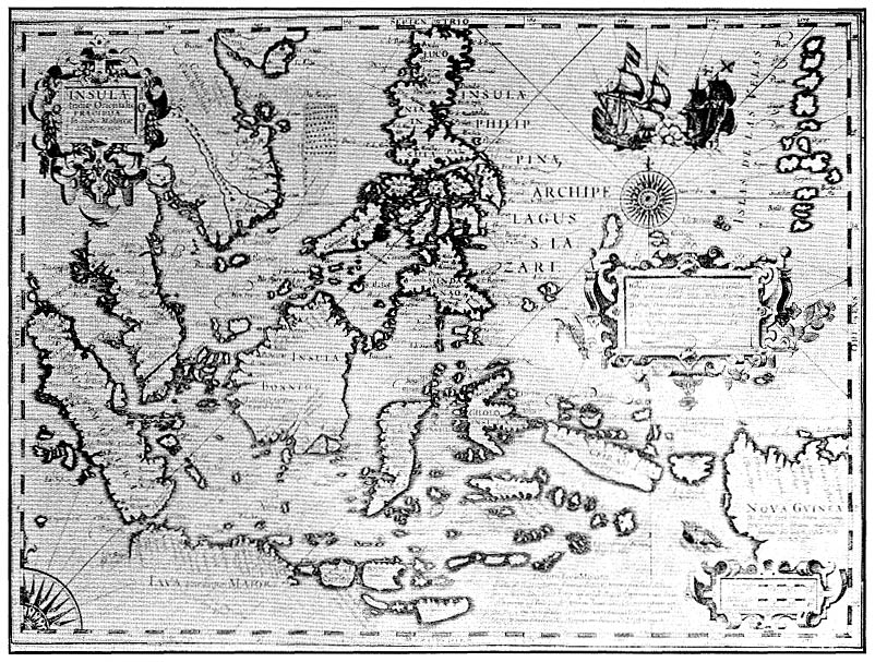 Map of the eastern islands; photographic facsimile from Mercator’s Atlas minor (Amsterdam, 1633)