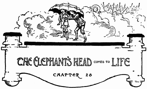 THE ELEPHANT'S HEAD COMES TO LIFE--CHAPTER 28.