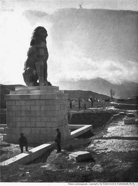THE LION OF CHRONEA, THE ACROPOLIS AND MOUNT PARNASSUS