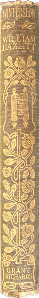 Decorative spine of the book