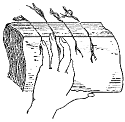 Fig. 38—Rounding the book.