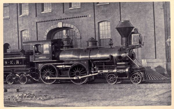 Wood-Burning Steam Train