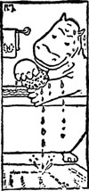 Mr. Hippopotamus Was Having His Bath.