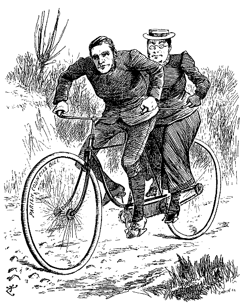'A BICYCLE BUILT FOR TWO.'