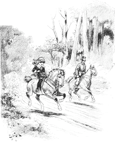 'Wilkins was carrying his hat for him, and his hair was flying, but he came back at a brisk canter.'