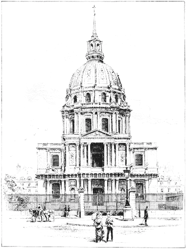 THE CHURCH OF THE HOTEL DES INVALIDES.