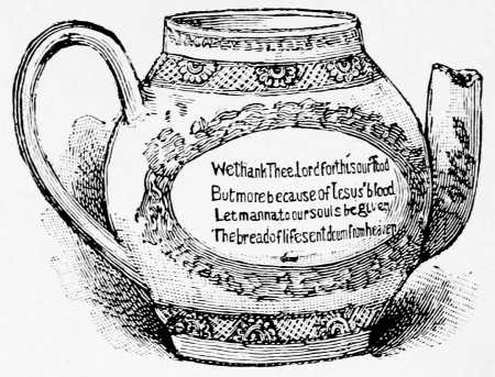 teapot with word on it