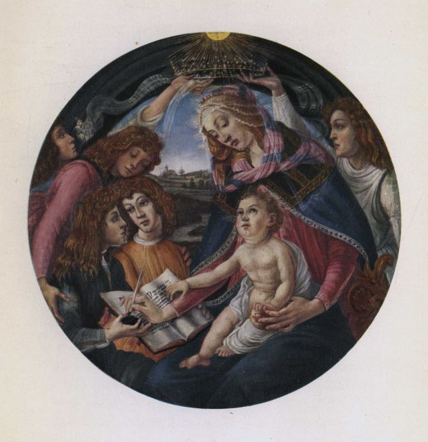 PLATE IV.--THE MADONNA OF THE MAGNIFICAT, KNOWN ALSO AS THE CORONATION OF THE VIRGIN.