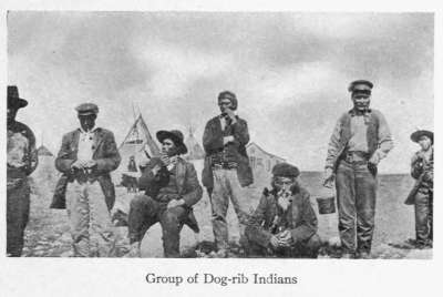 Group of Dog-rib Indians
