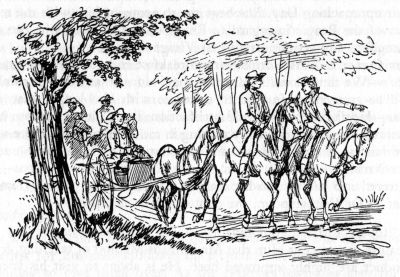 man in horse-drawn cart