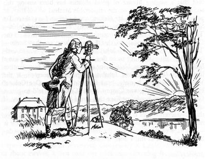 man with telescope