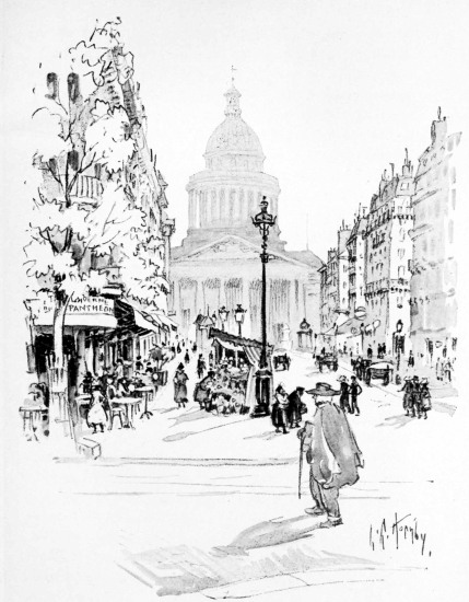 The Panthéon from the Rue Soufflot
