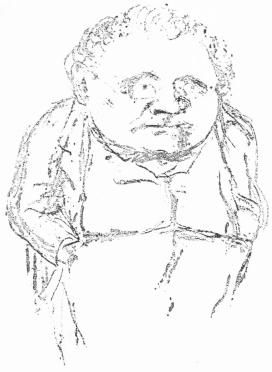 Francis James Child.
Caricature from a Pocket Note-Book.