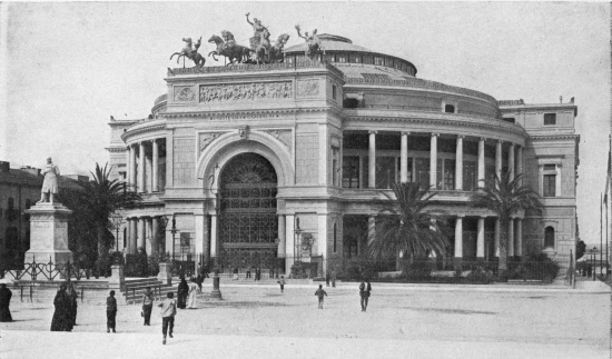 The Politeama Garibaldi, one of Palermo’s two greatest
theaters.