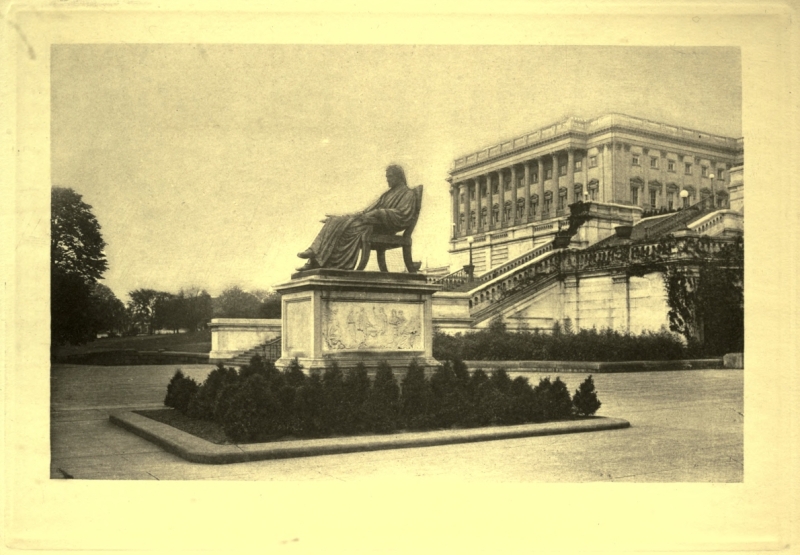 Statue of John Marshall By W. W. Story, at the Capitol, Washington, D. C.