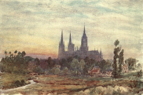 BAYEUX FROM THE MEADOWS