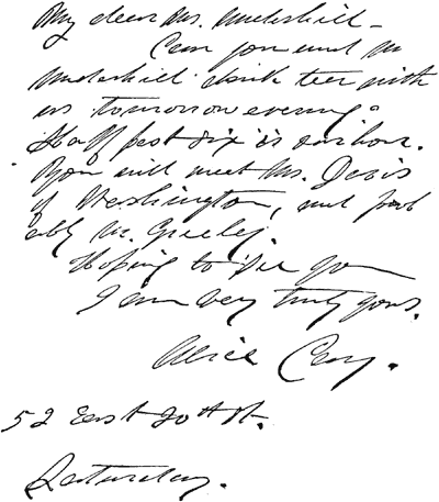 Autograph Letter of Same