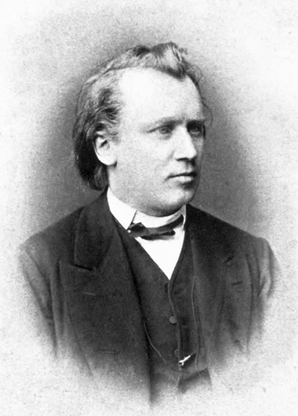 Photograph of Brahms.