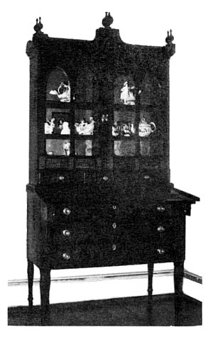 Sheraton writing cabinet